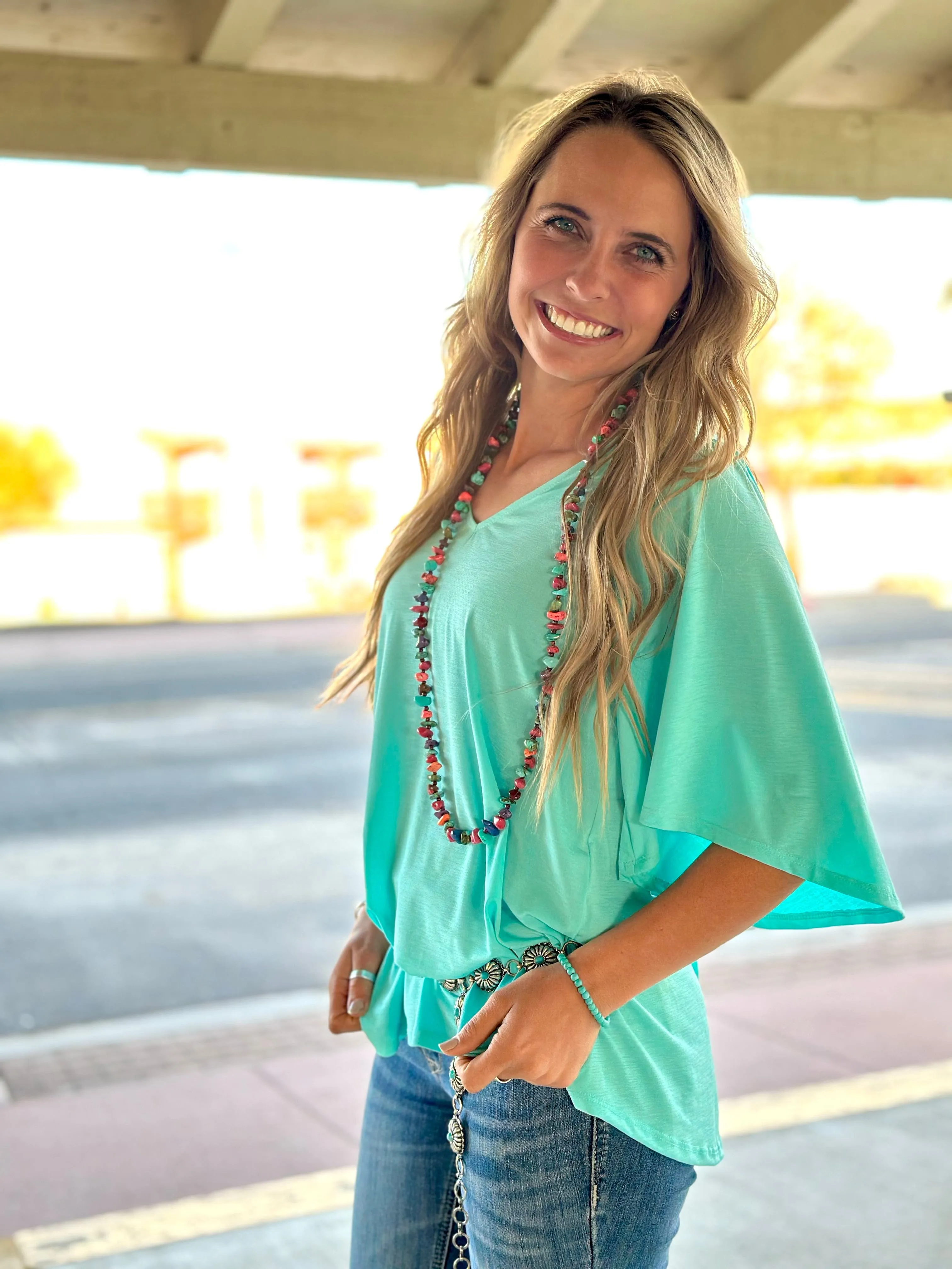 The Summer of Turquoise Top