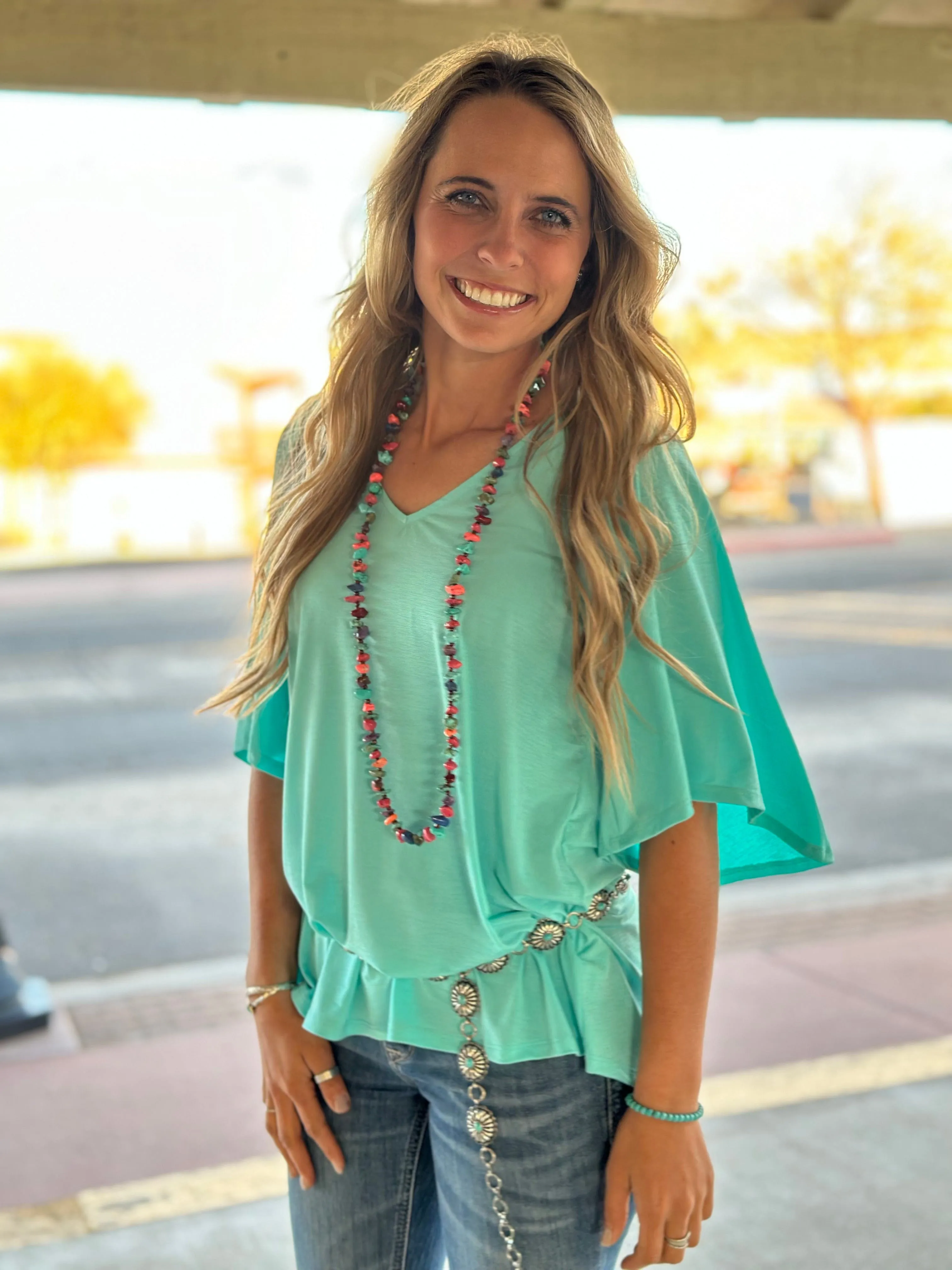 The Summer of Turquoise Top