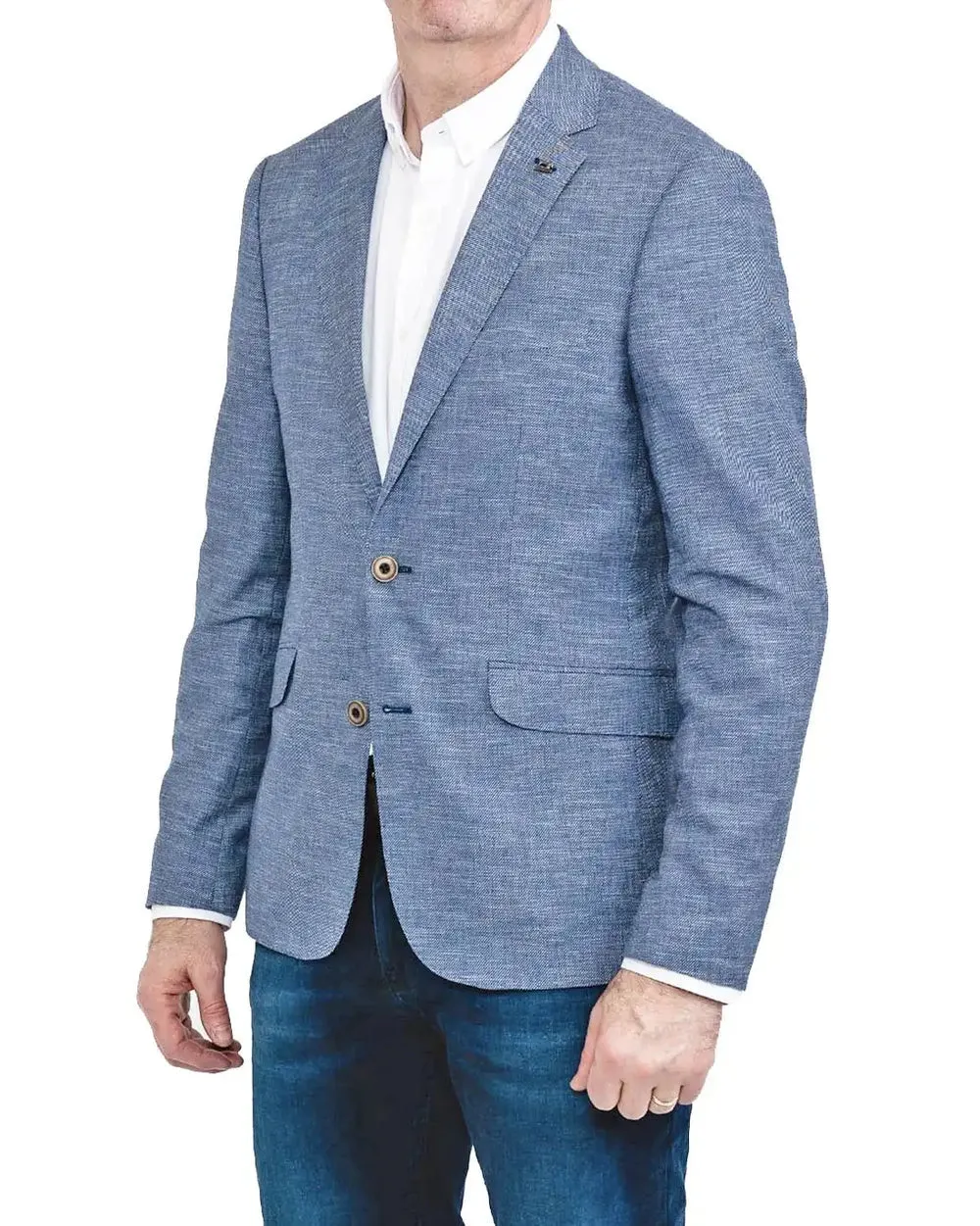 White Lable Blazer Jacket Blue