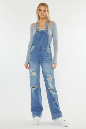 Women's Kancan WIDE LEG OVERALLS